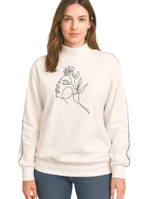 pulover MUZA - bel