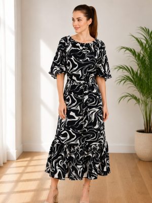 Elegantna dolga obleka za posebne priložnosti