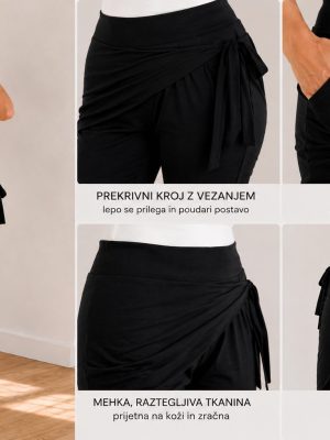 Detalji hlač na preklop.
