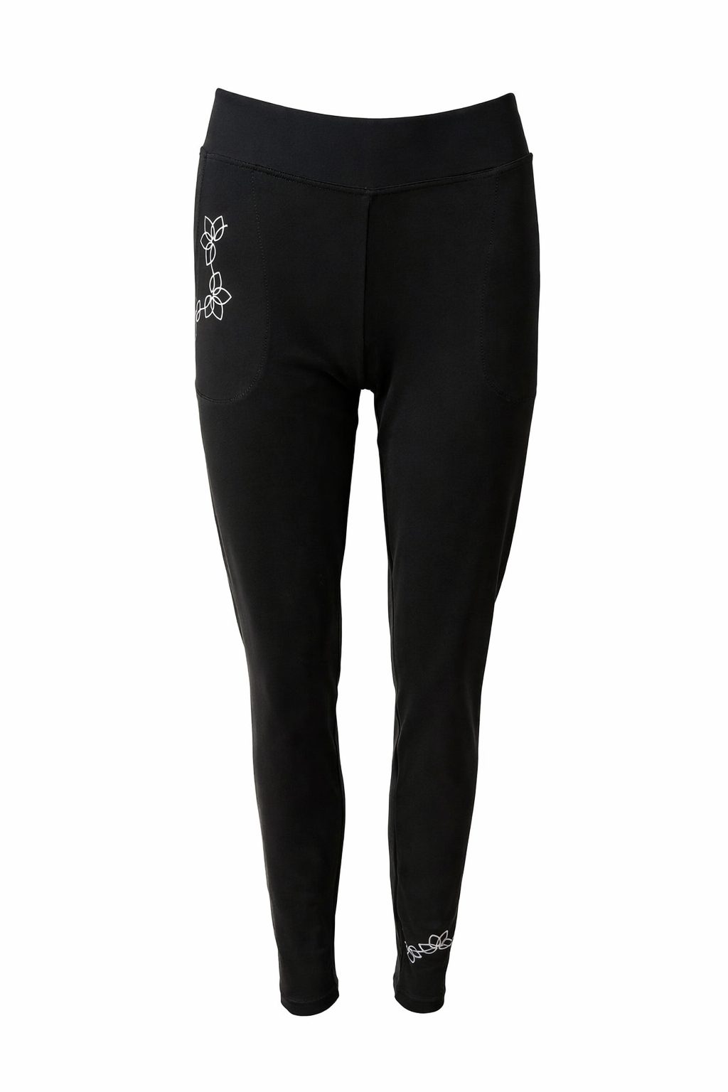 Hlače ANJA - vijuga črne - slika 2