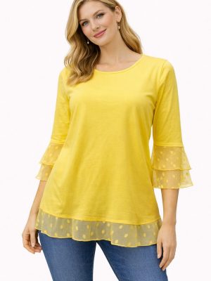 majica CLEO - rumena