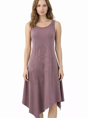 Obleka ALBERTA - svetlo lila