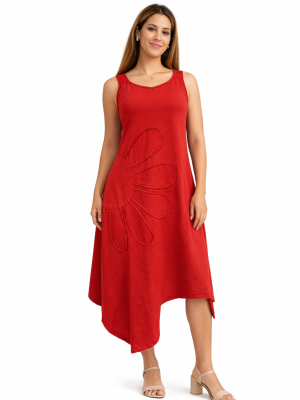 Obleka ALBERTA - rdeča