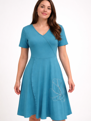 Obleka NEJA  - svetlo modra