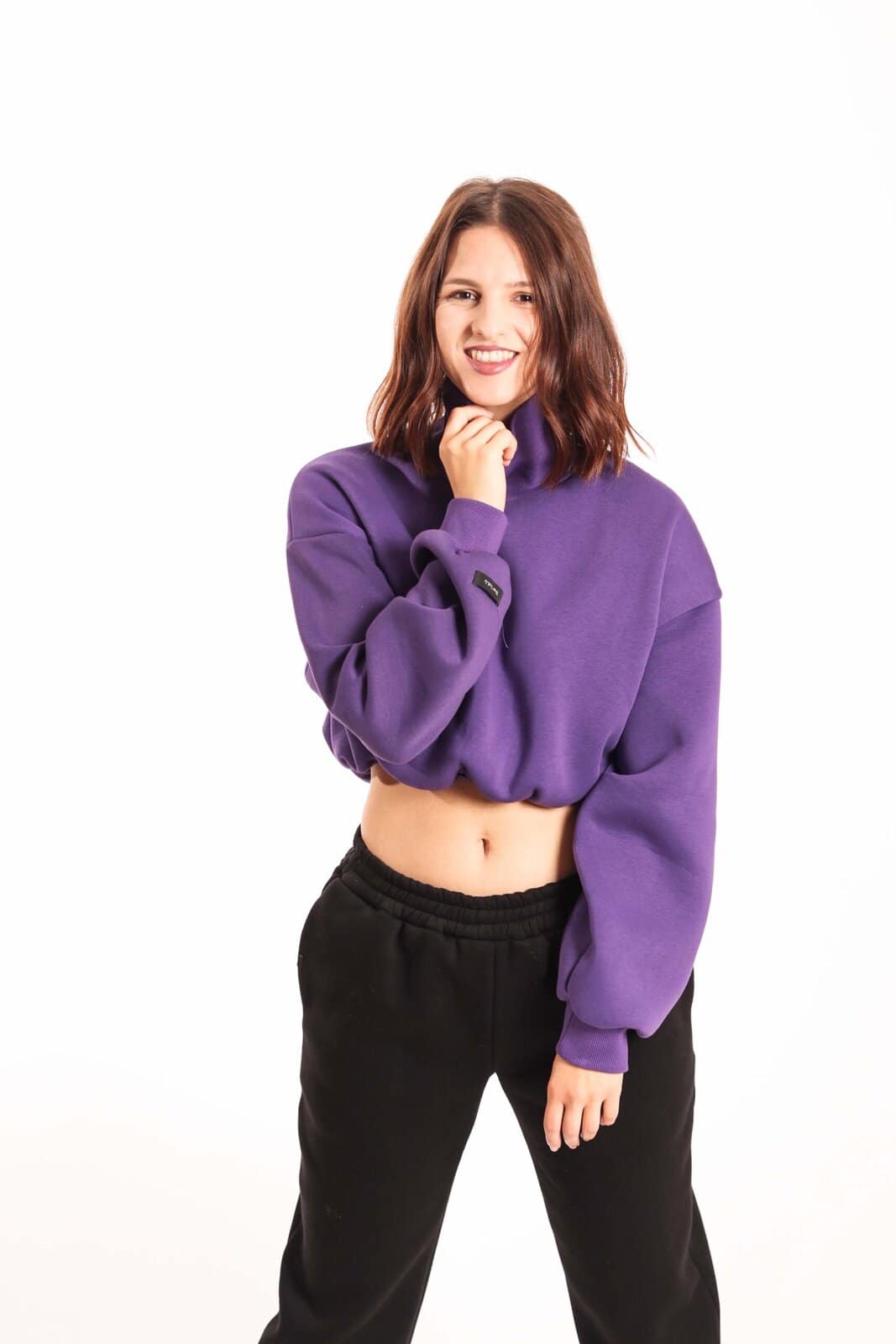 Pulover ALEXIS - vijoličen - slika 2