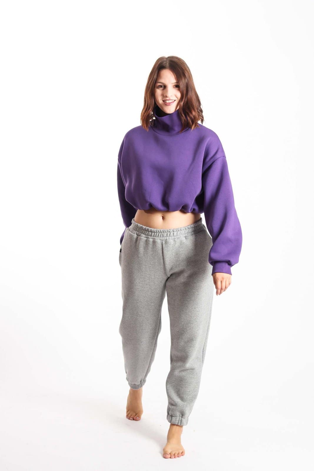 Pulover ALEXIS - vijoličen - slika 4