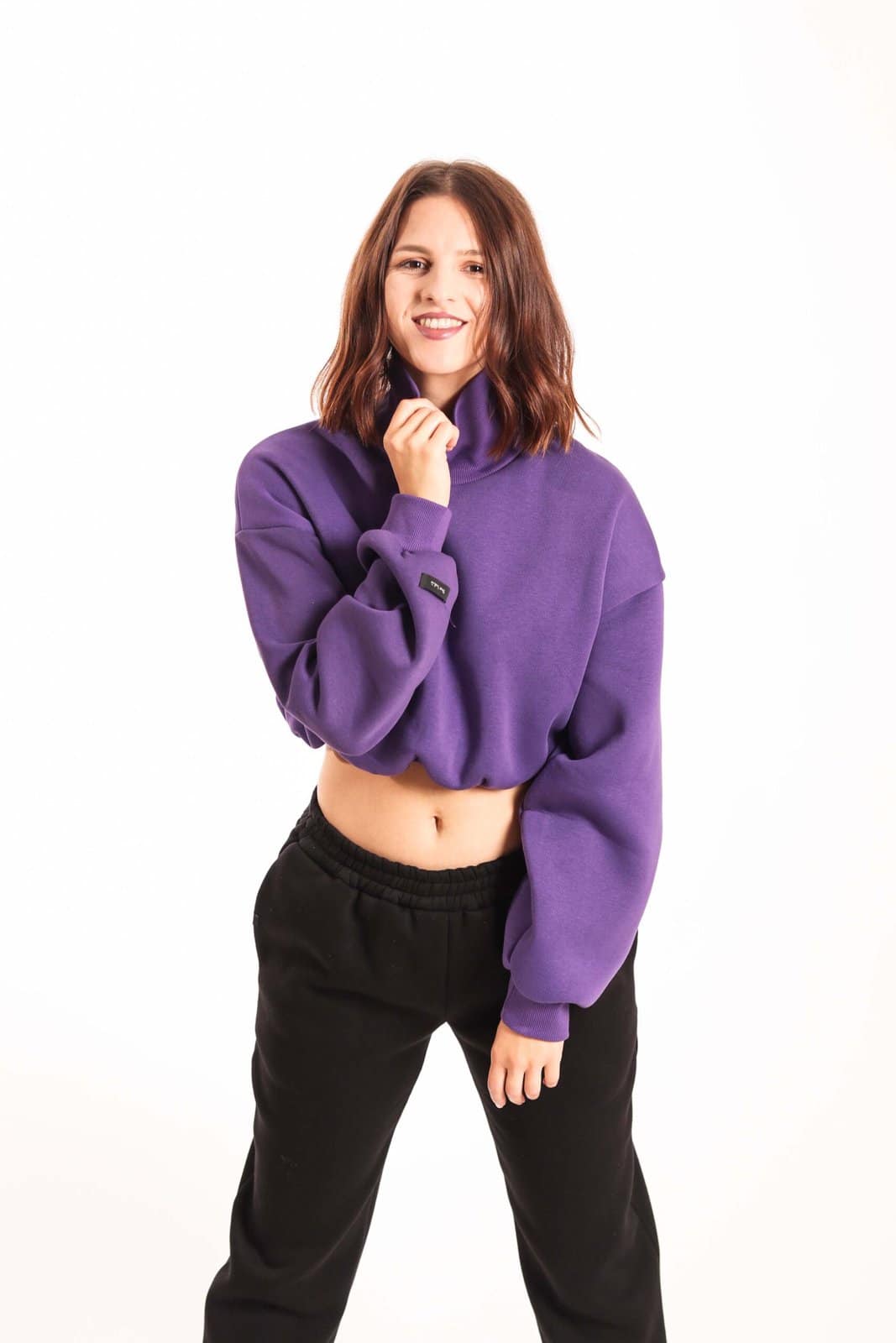 Pulover ALEXIS - vijoličen - slika 6