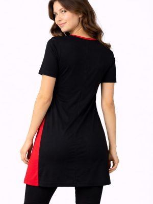 tunika  KIMENA – črno rdeča