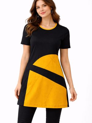 tunika  KIMENA - črno rumena