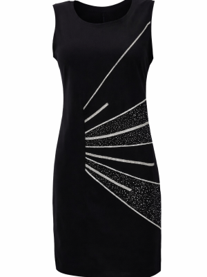 Tunika VISA - črno srebrna