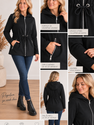 Parka ARKA – črna
