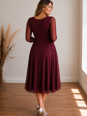obleka CILI – bordo