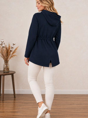 Parka ARKA – modra srebrna