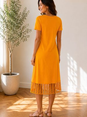 Obleka VETI – rumena