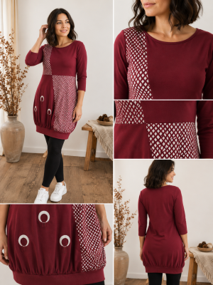 tunika SABRINA -bordo